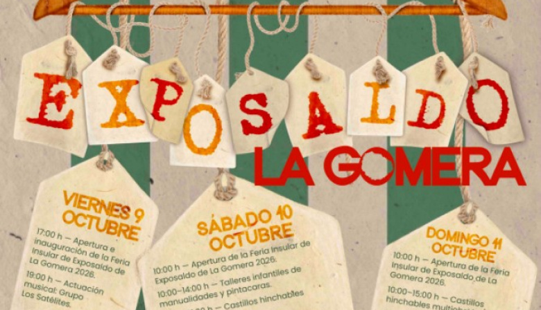 Exposaldo La Gomera reúne a una treintena de comercios con tres jornadas de actividad en la Plaza de Las Américas