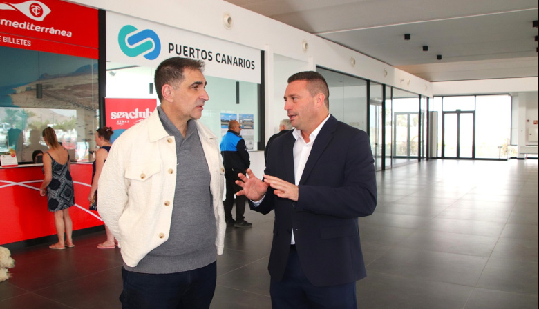Óscar Noda pregunta a Puertos Canarios si tiene garantizado el control fronterizo para los cruceristas en Playa Blanca
