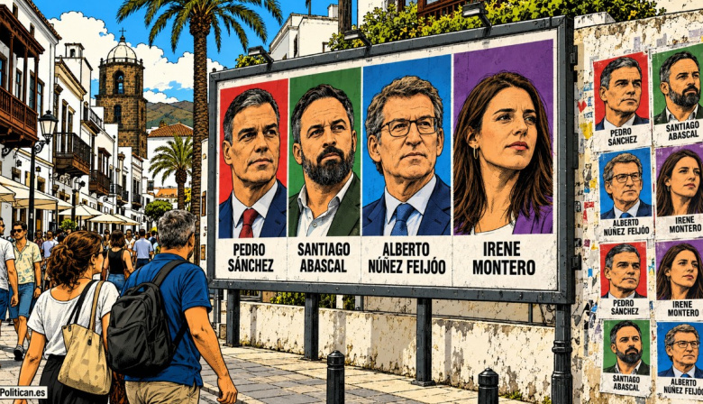 Los partidos políticos preparan de cara a las elecciones nueva imagen de sus carteles con las caras de siempre