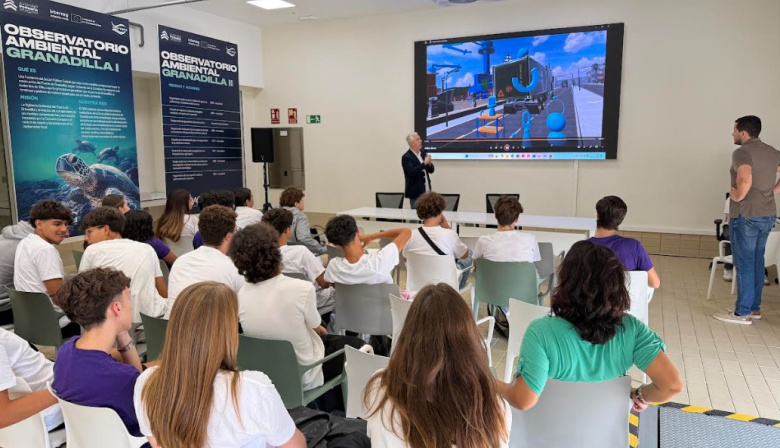 Puertos de Tenerife acerca la innovación y la sostenibilidad portuaria a los estudiantes de Granadilla