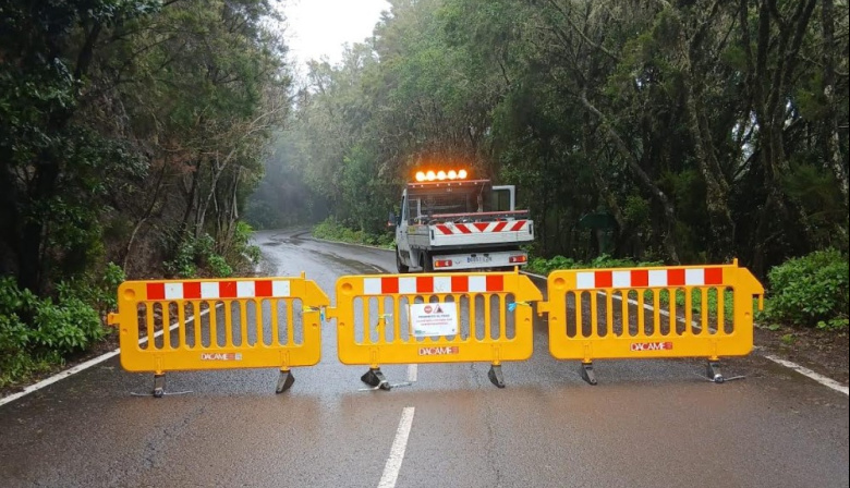 El Cabildo de La Gomera cierra este martes al tráfico la carretera CV-14, El Rejo, por trabajos de emergencia