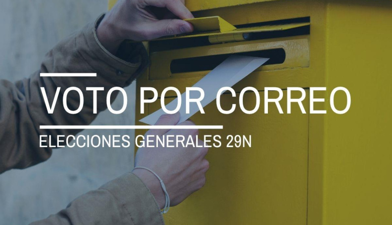 ¿Cómo solicitar el voto por correo en las elecciones generales del 29 de noviembre?