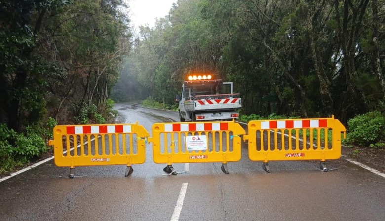 El Cabildo de La Gomera informa del cierre al tráfico de la carretera de El Rejo los días 21 y 22 de octubre por trabajos de emergencia