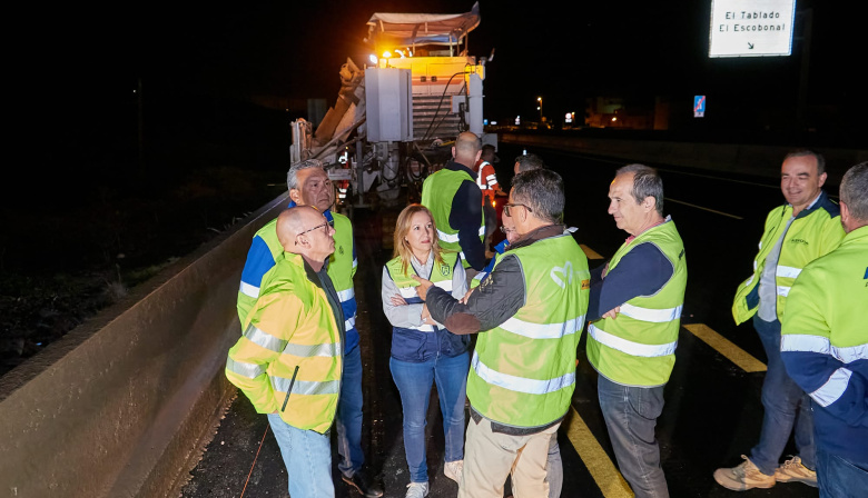 El Cabildo de Tenerife inicia este domingo las obras de rehabilitación de 18,6 kilómetros de la TF-1 adjudicadas por 13,8 millones de euros