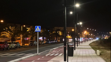 Telde pone en marcha el alumbrado del ensanche de Melenara este miércoles