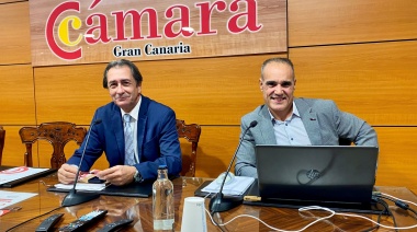 El comisionado del REF participa por primera vez en el pleno de la Cámara de Comercio de Gran Canaria