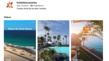 Turismo de Canarias abre sus dos primeros canales de TikTok para llegar a las nuevas generaciones de turistas