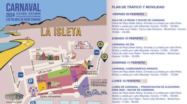 Las Palmas de Gran Canaria activa este fin de semana el plan especial de movilidad y tráfico para los actos de 'Los Carnavales del Mundo'