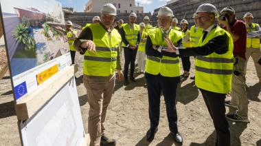 El ministro Ángel Víctor Torres visita Gáldar para el seguimiento de proyectos financiados con fondos europeos