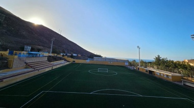 El Ayuntamiento de Pájara realiza mejoras en la iluminación del campo de fútbol de Morro Jable