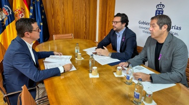 Sergio Ramos logra el compromiso de Pablo Rodríguez para la repavimentación del acceso de la GC-1 al Polígono de Salinetas