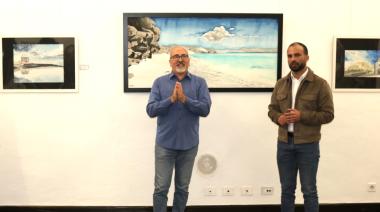 Luciano Colucci expone en Yaiza sus acuarelas de amor a Canarias