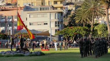 La Gomera acoge la celebración del Día de las Fuerzas Armadas con un Solemne Acto de Arriado de Bandera