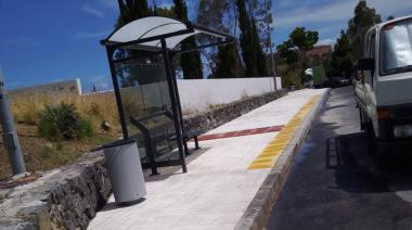 El Cabildo de Tenerife finaliza las obras de la parada de guaguas ubicada en el Centro Comercial La Villa