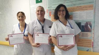Tres profesionales del Hospital La Candelaria, acreditados como expertos en la atención a pacientes con úlceras y heridas crónicas