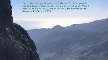 El Cabildo de La Gomera abre el plazo de preinscripción para el campamento de verano de El Cedro