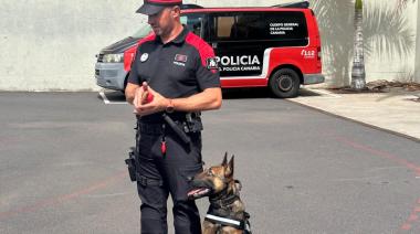 La Consejería de Presidencia imparte formación de orden público a guías caninos de la Policía Autonómica y Local