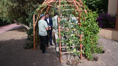 Gáldar inaugura en el Área Recreativa de Huertas del Rey una pérgola construida con madera de eucalipto rojo