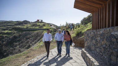 El Cabildo de Gran Canaria mejora la accesibilidad al yacimiento de Risco Caído, restaura elementos patrimoniales y crea un mirador al Paisaje Cultural