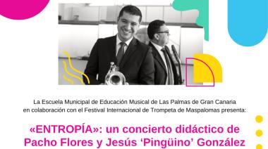 La Escuela Municipal de Música de Las Palmas de Gran Canaria celebra una clase magistral con Pacho Flores, ganador un Grammy Latino en 2023