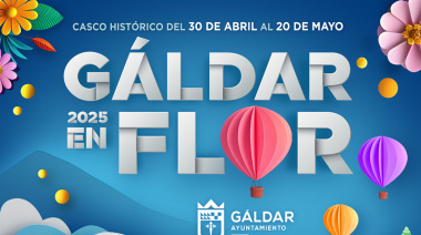 La quinta edición de 'Gáldar en Flor' iluminará las calles del casco histórico del 30 de abril al 20 de mayo
