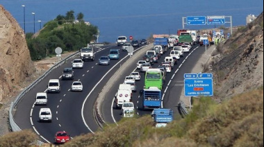 Obras Públicas redirige el tráfico de la TF-1 para continuar con las obras de ejecución del tercer carril