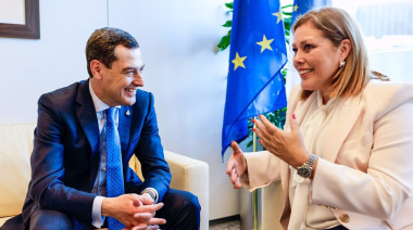 Astrid Pérez y Juanma Moreno reivindican que los territorios sean escuchados en el futuro presupuesto de la UE