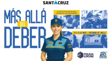 La Policía Local de Santa Cruz celebra con la ciudadanía el 185 aniversario de su creación