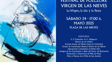 El Cabildo de La Palma apuesta por el arraigo cultural y musical con la nueva edición del Festival de Folclore Virgen de las Nieves