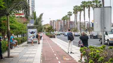El Cabildo de Gran Canaria tramita la mejora de la parada de guaguas junto al Parque Romano en la Avenida Marítima