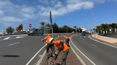 El Cabildo de Fuerteventura acondiciona 1.720 metros cuadrados de mediana en Morro Jable