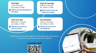 El Cabildo de La Gomera y la Cámara de Comercio impulsan una formación sobre email marketing para empresarios y emprendedores