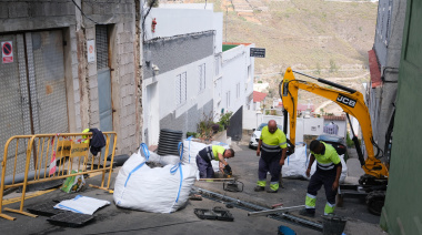 El Ayuntamiento de Las Palmas de Gran Canaria inicia las obras para mejorar la red de saneamiento en el barrio de Tenoya
