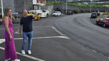El Cabildo de La Palma interviene mejorando el asfalto del acceso a Puerto Naos