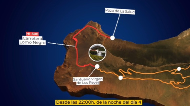 El Cabildo de El Hierro divulga cómo será la organización del tráfico en La Bajada