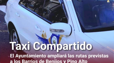 La Orotava ampliará las rutas del taxi compartido a los barrios de Benijos y Pino Alto