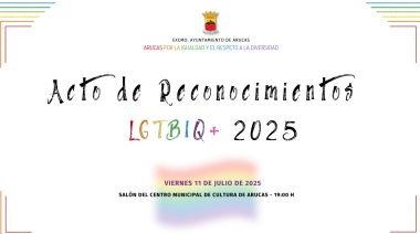 Arucas reconoce la labor de impulso y lucha en pro del colectivo LGTBIQ+