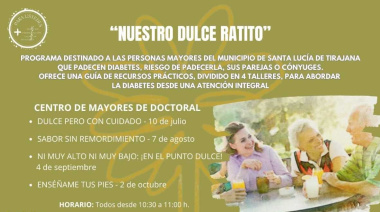 El Centro de Salud de El Doctoral colabora en un ciclo de talleres sobre el cuidado integral de la diabetes