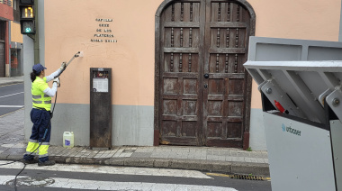 La Laguna refuerza la lucha contra los grafitis vandálicos, que suponen un coste anual de 100.000 euros