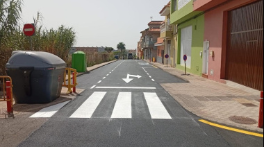 El Ayuntamiento de La Laguna concluye los trabajos de reasfaltado del camino de Las Gavias