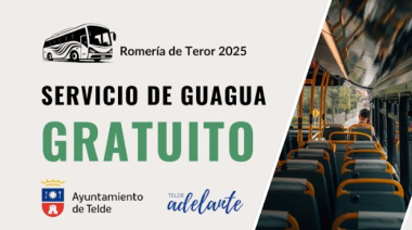Telde habilita un servicio gratuito de guaguas para la Romería del Pino 2025