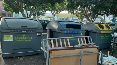 Santa Cruz retira más de 271 toneladas de enseres en julio, un 5,4% más que en 2024
