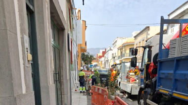La Concejalía de Aguas de Telde renueva 200 metros de la red de abasto en el barrio de San Juan