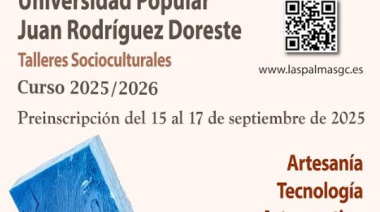 La Universidad Popular del Ayuntamiento de Las Palmas de Gran Canaria abre este lunes la matrícula para el curso 2025-2026 con más de 130 talleres