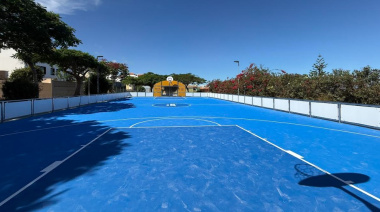 El Cabildo de Tenerife instala tres nuevas pistas multideporte en El Sauzal y Puerto de la Cruz
