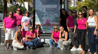 El Cabildo de Tenerife lleva el mensaje de Ámate, ‘Que no te pare el cáncer’, a las paradas del tranvía