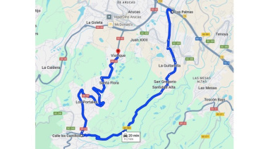 La Consejería de Obras Públicas informa de cierres nocturnos y desvíos en la GC-20, en el municipio de Arucas