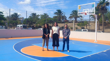 El Ayuntamiento de Las Palmas de Gran Canaria renueva las canchas de baloncesto de Las Torres tras una inversión de 65.000 euros