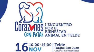 El Parque Urbano de San Juan acoge ‘Corazones con patas’, un gran encuentro por el bienestar animal en Telde