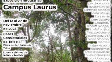 Telde acoge la exposición fotográfica Campus Laurus dentro del programa Noviembre Forestal 2025